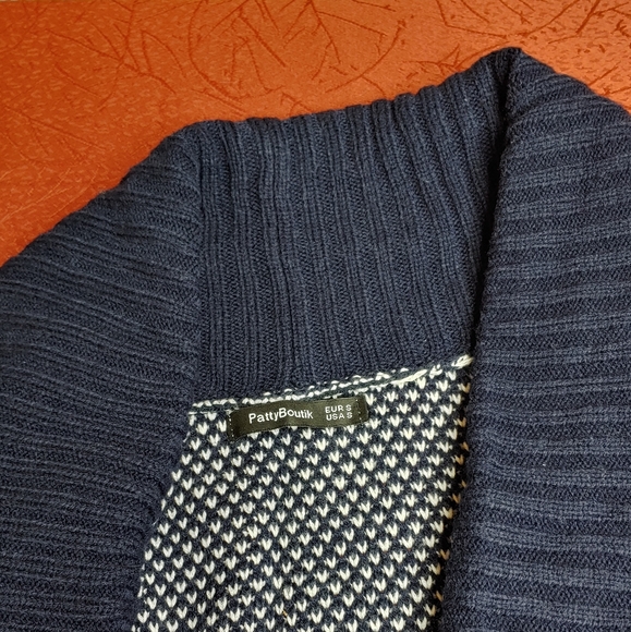 PattyBoutik open cardigan.  Size S. - Picture 3 of 4